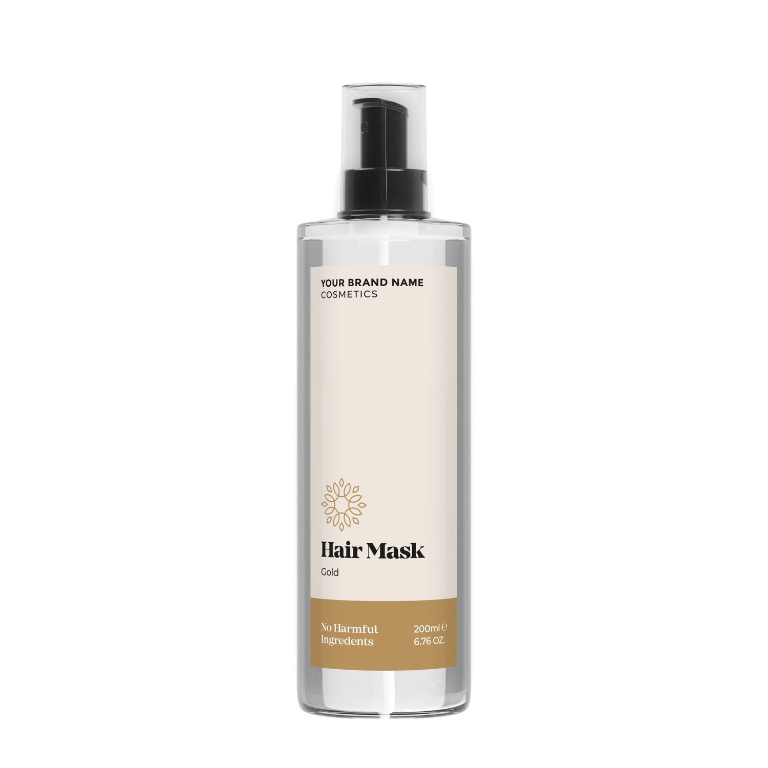 Summer Care Hair Mask Gold Particles - 200 ml. - Made By Nature Labs - Private Label Natural Skin Care &amp; Cosmetics 