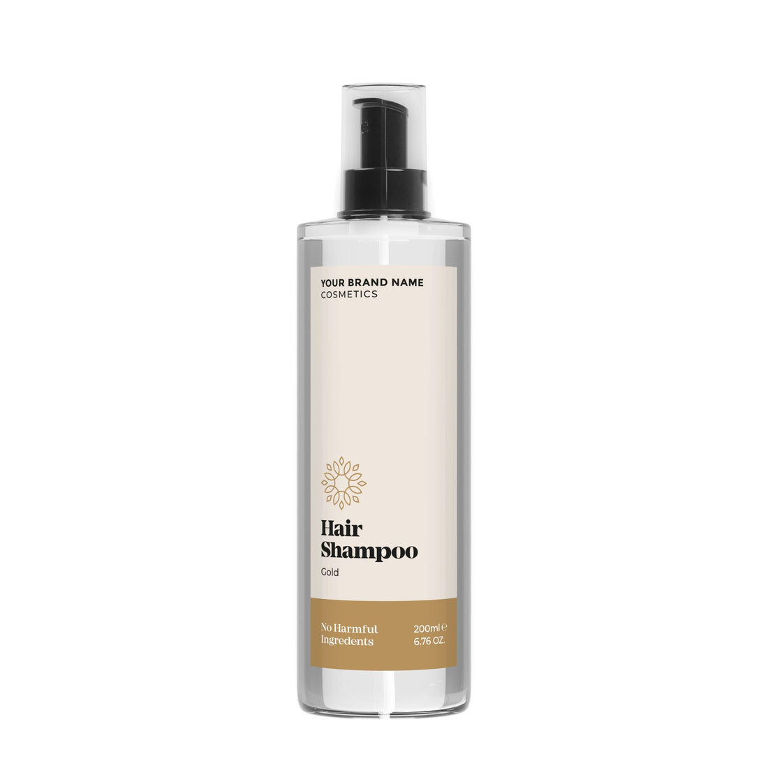 Summer Care Shampoo with Gold Particles - 200 ml. - Made By Nature Labs - Private Label Natural Skin Care &amp; Cosmetics 