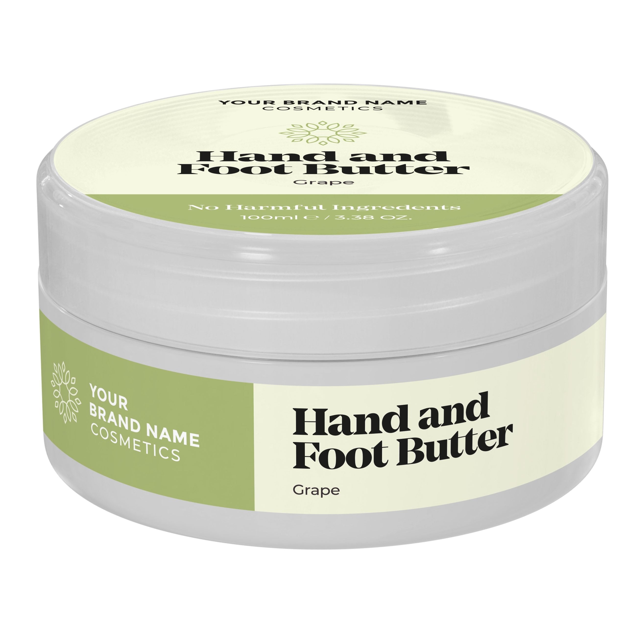 Hand And Foot Butter Grape - 100ml - Made By Nature Labs - Private Label Natural Skin Care &amp; Cosmetics 