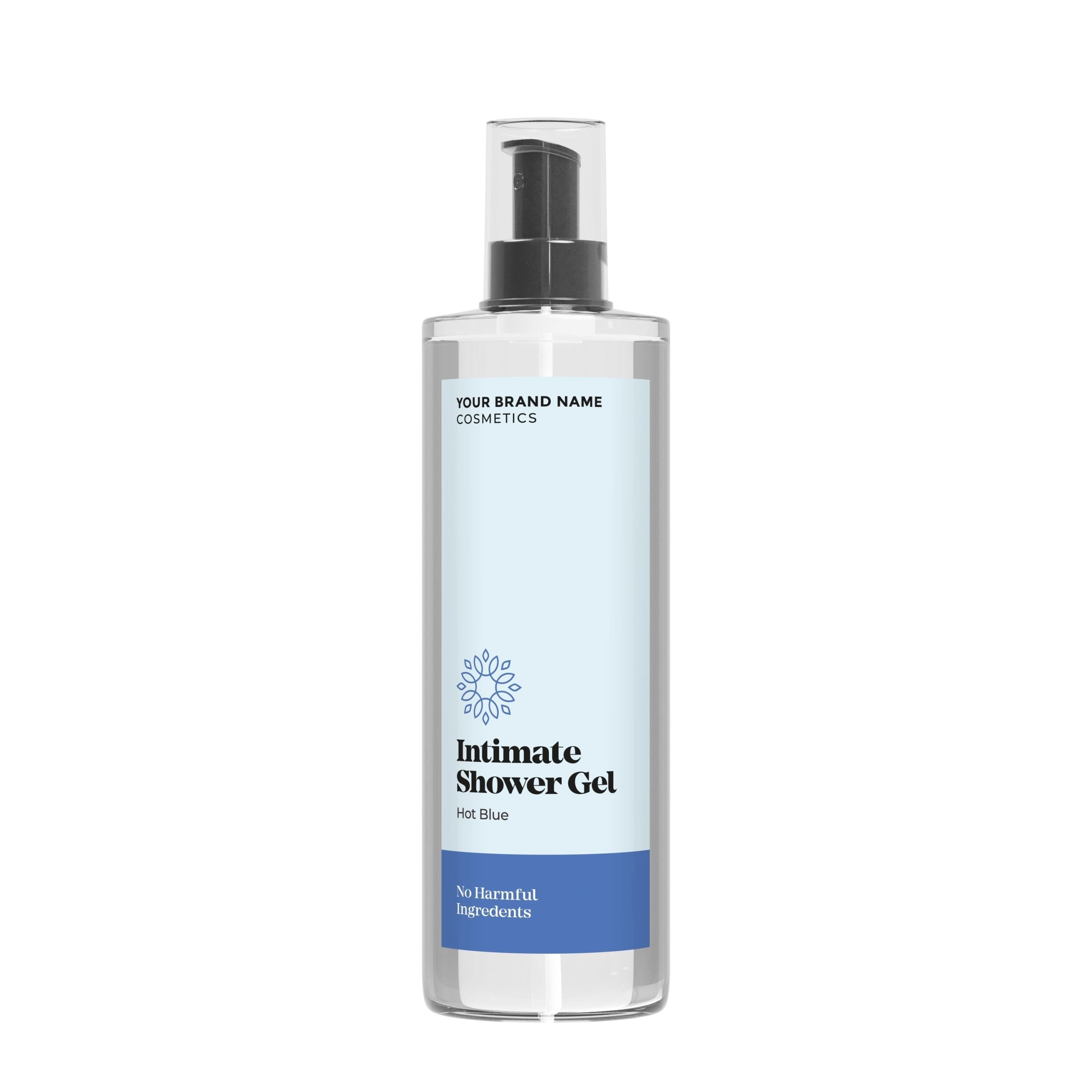 Delicate Flora Body &amp; Intimate Wash Hot Blue - 200 ml. - Made By Nature Labs - Private Label Natural Skin Care &amp; Cosmetics 