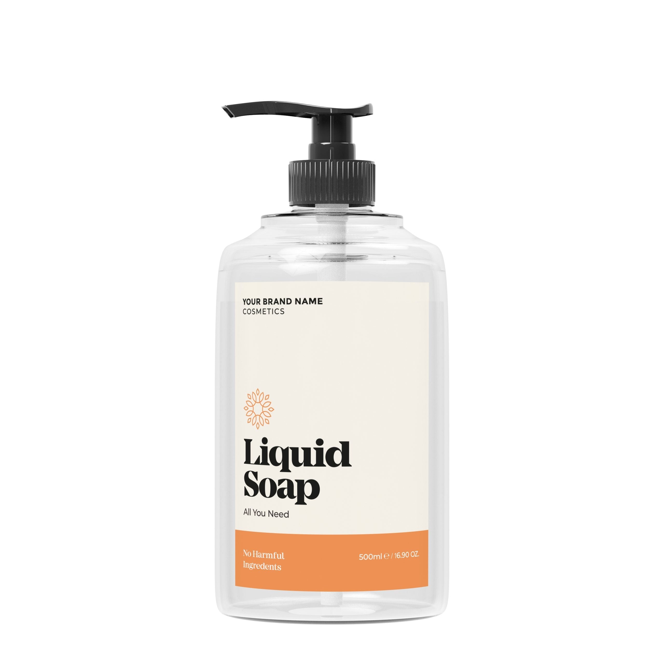 Orchid Ylang Serenity Liquid Soap - 500 ml. - Made By Nature Labs - Private Label Natural Skin Care &amp; Cosmetics 