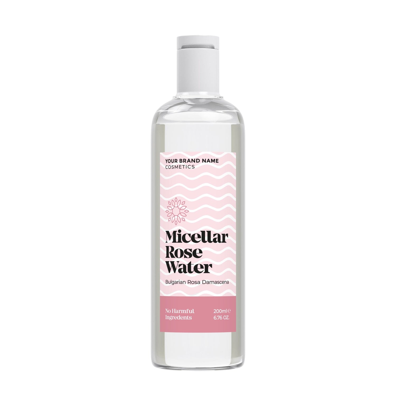 Micellar Rose Water with Bulgarian/Damask Rose - 200 ml. - Made By Nature Labs - Private Label Natural Skin Care &amp; Cosmetics 