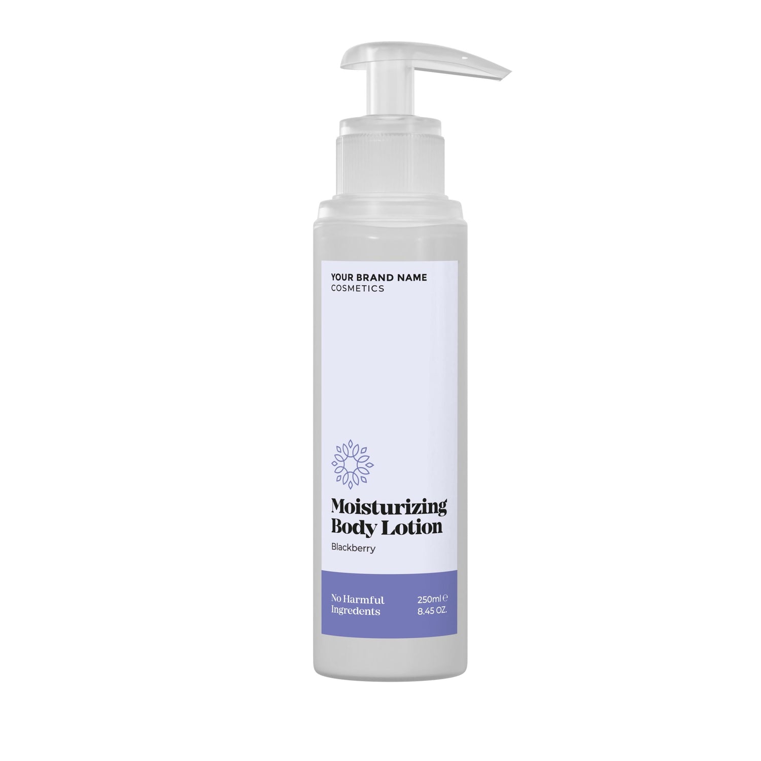 Moisturizing Body Lotion Blackberry - 250 ml. - Made By Nature Labs - Private Label Natural Skin Care &amp; Cosmetics 