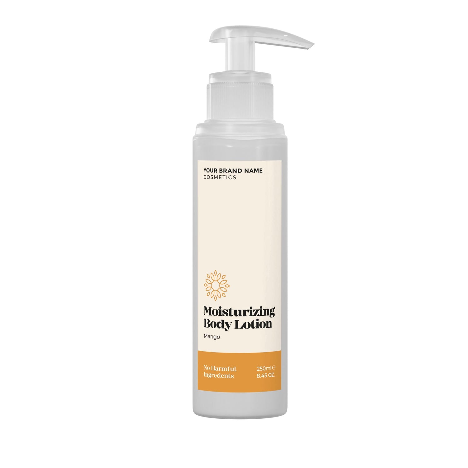 Moisturizing Body Lotion Mango - 250 ml. - Made By Nature Labs - Private Label Natural Skin Care &amp; Cosmetics 