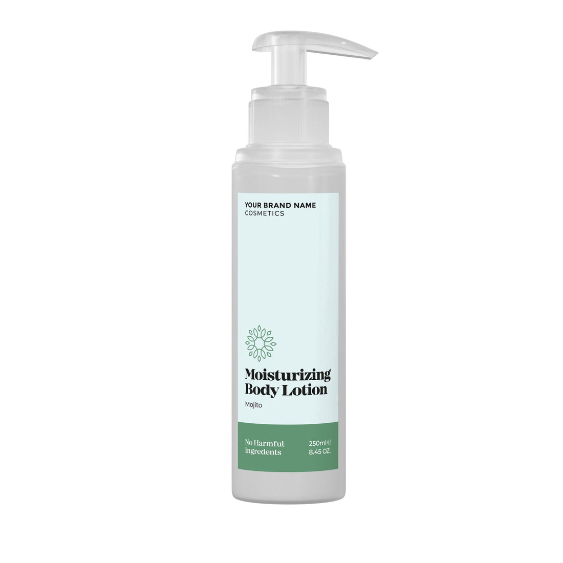 Moisturizing Body Lotion Mojito - 250 ml. - Made By Nature Labs - Private Label Natural Skin Care &amp; Cosmetics 