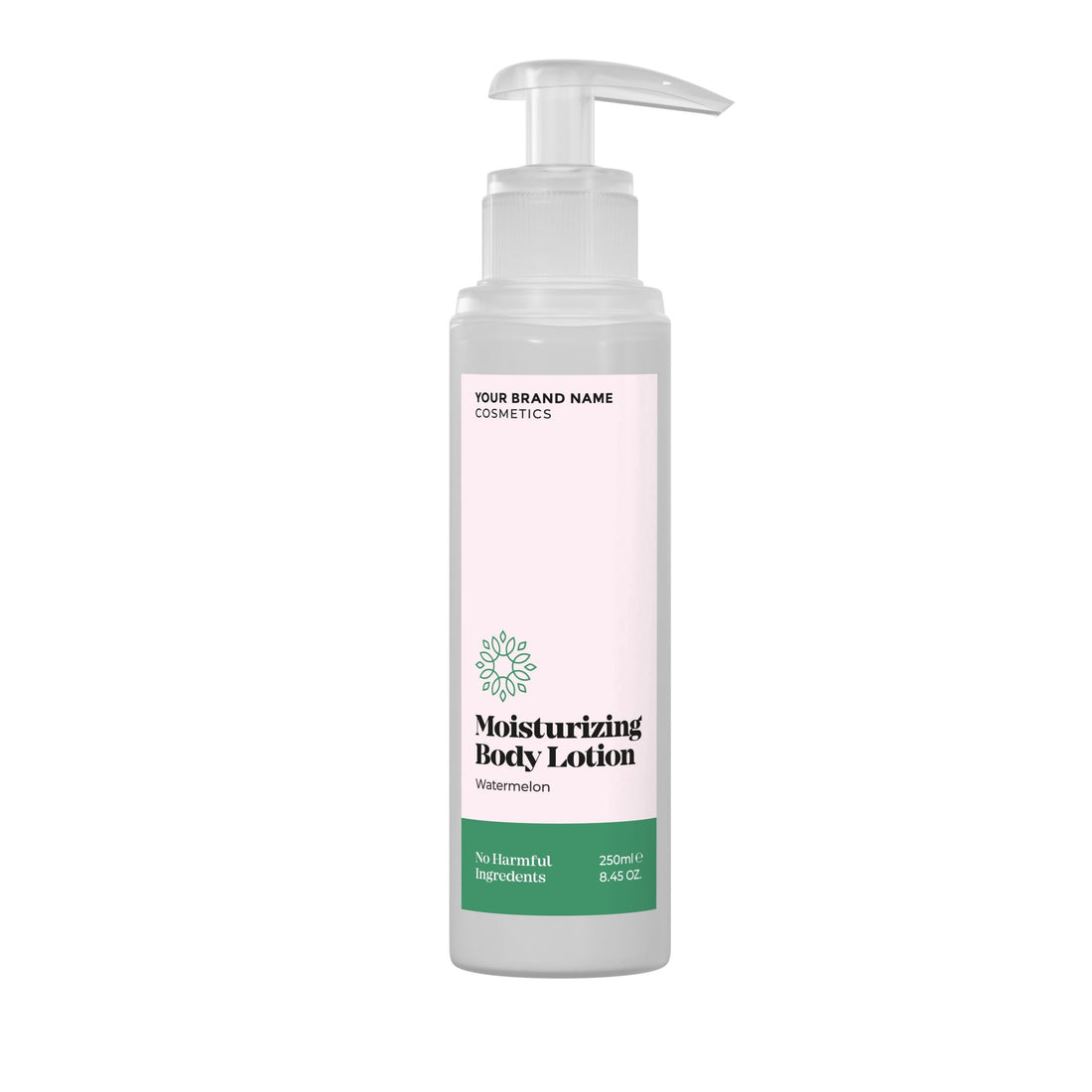 Moisturizing Body Lotion Watermelon - 250 ml. - Made By Nature Labs - Private Label Natural Skin Care &amp; Cosmetics 