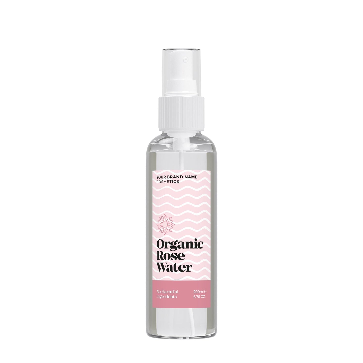 Organic Bulgarian/Damask Rose Water - 200 ml. - Made By Nature Labs - Private Label Natural Skin Care &amp; Cosmetics 