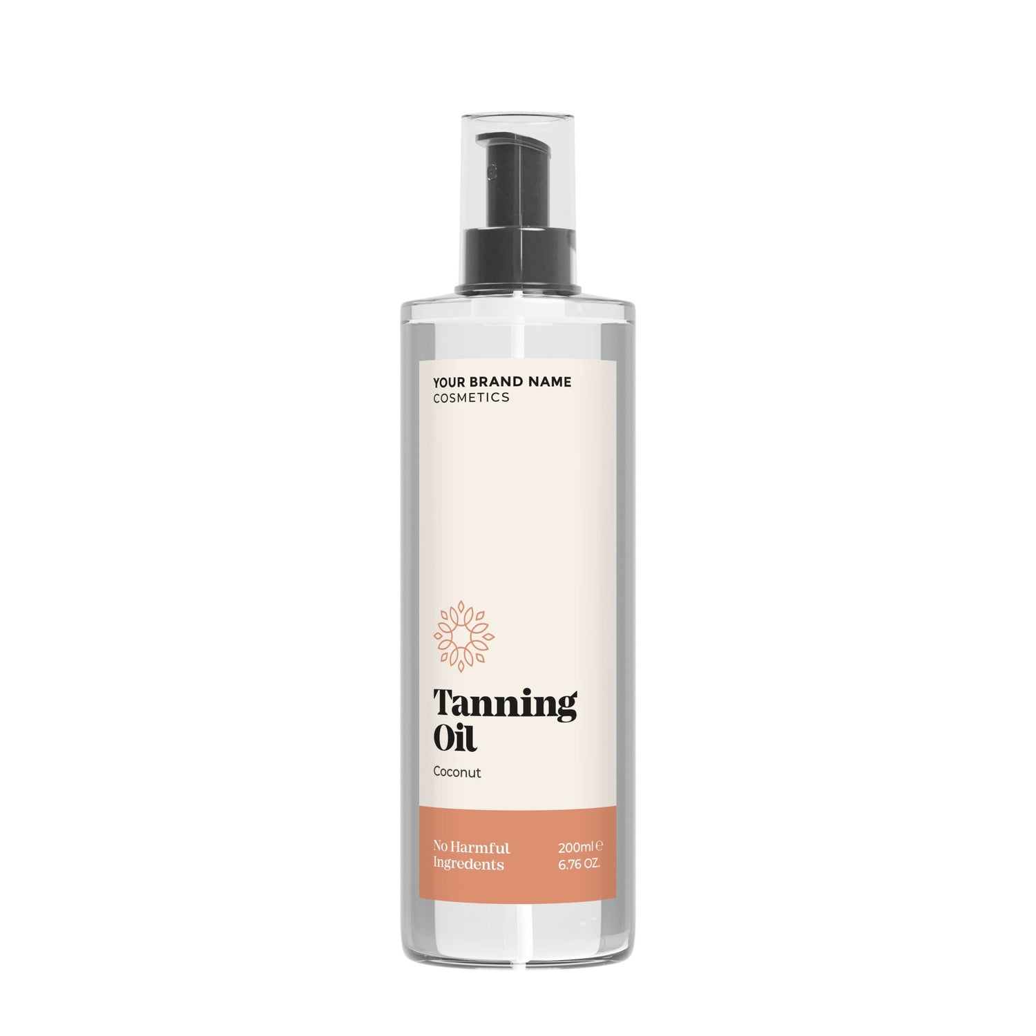 Tanning Oil Cacao &amp; Coconut - 200 ml. - Made By Nature Labs - Private Label Natural Skin Care &amp; Cosmetics 