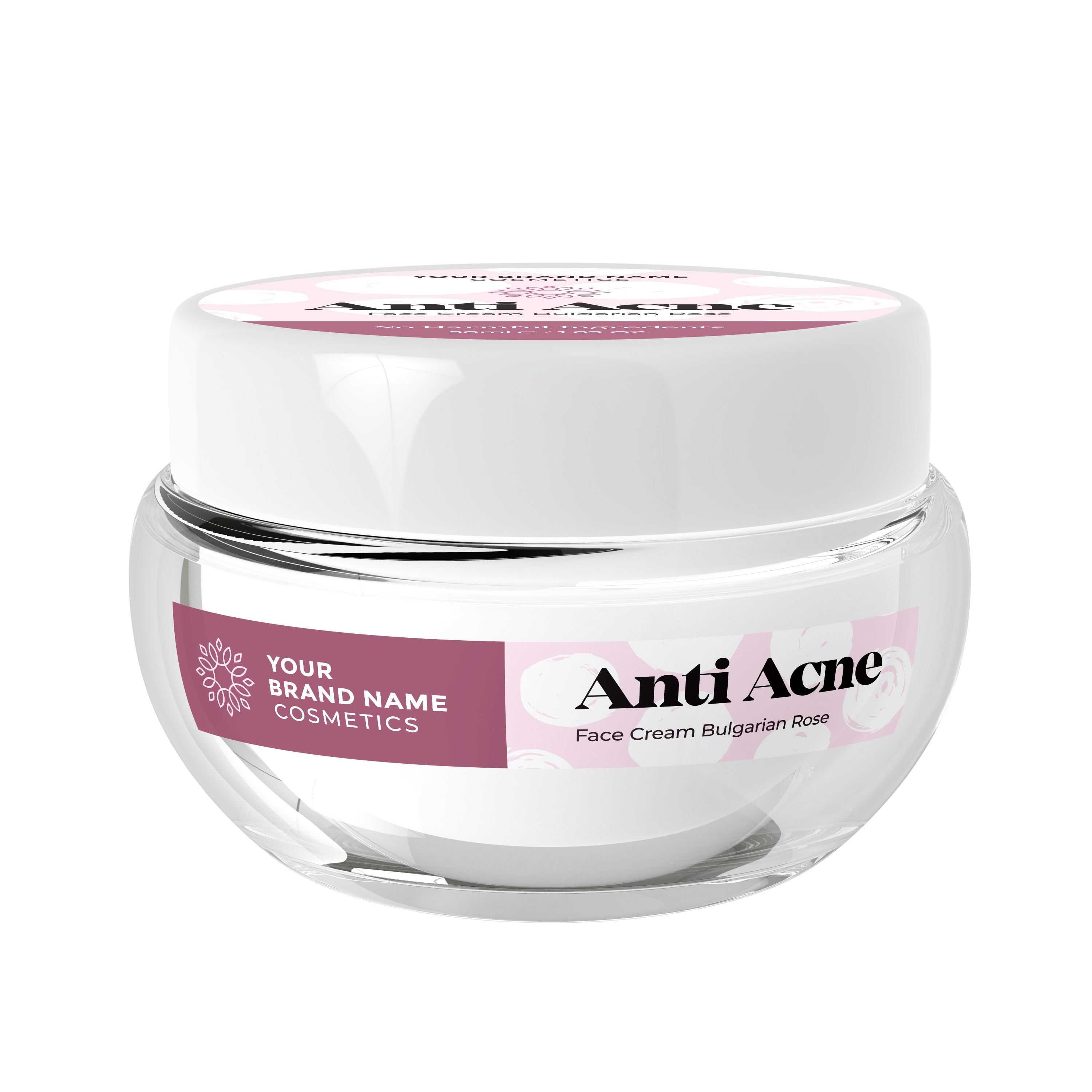 Face Cream With Damask Rose For Acne Prone Skin 50ml Private