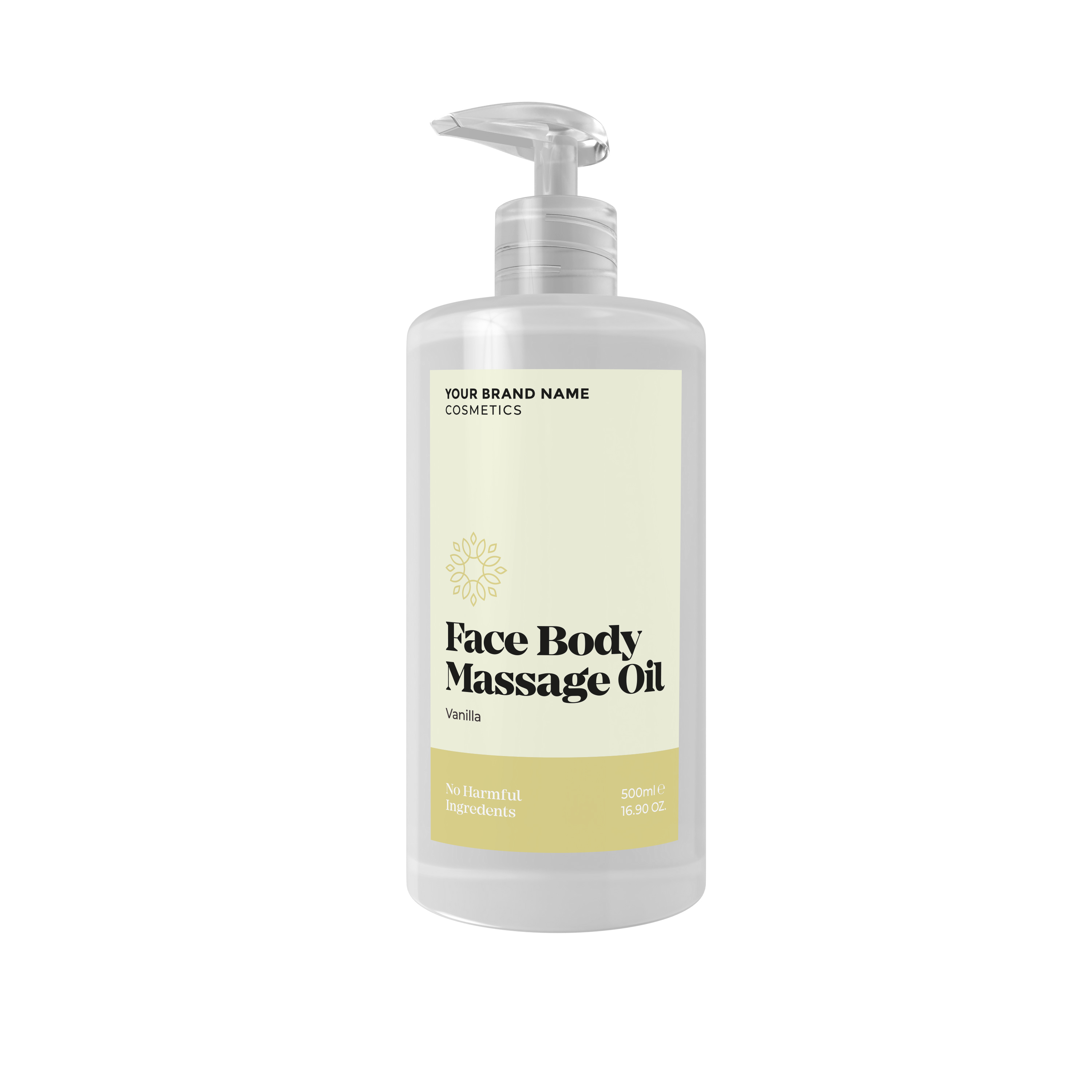 Face Body Massage Oil Vanilla 500ml Made By Nature Labs Private