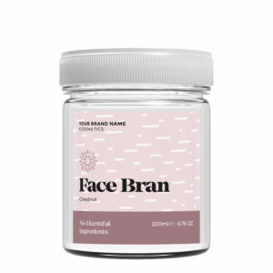 Exfoliating Face Bran Chestnut - for oily and acne prone skin - 200ml