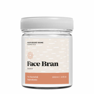Exfoliating Face Bran Coconut - nourishing and hydrating - 200ml