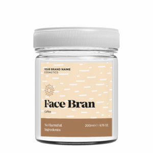 Exfoliating Face Bran Coffee - rejuvenating and firming - 200ml