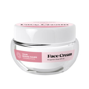 Moisturizing Face Cream with Damask Rose - for acne prone skin - 50ml